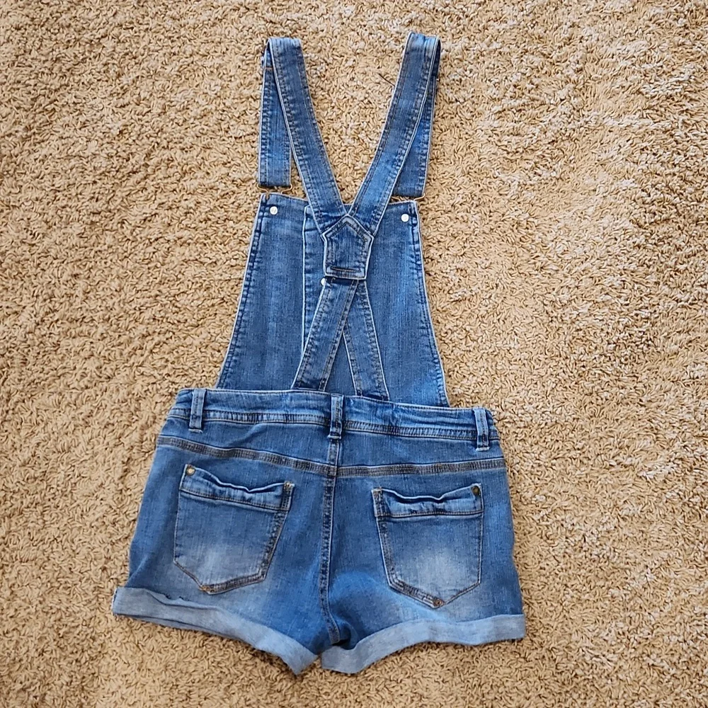 Tinseltown Jean short overalls size XS - Picture 2 of 9